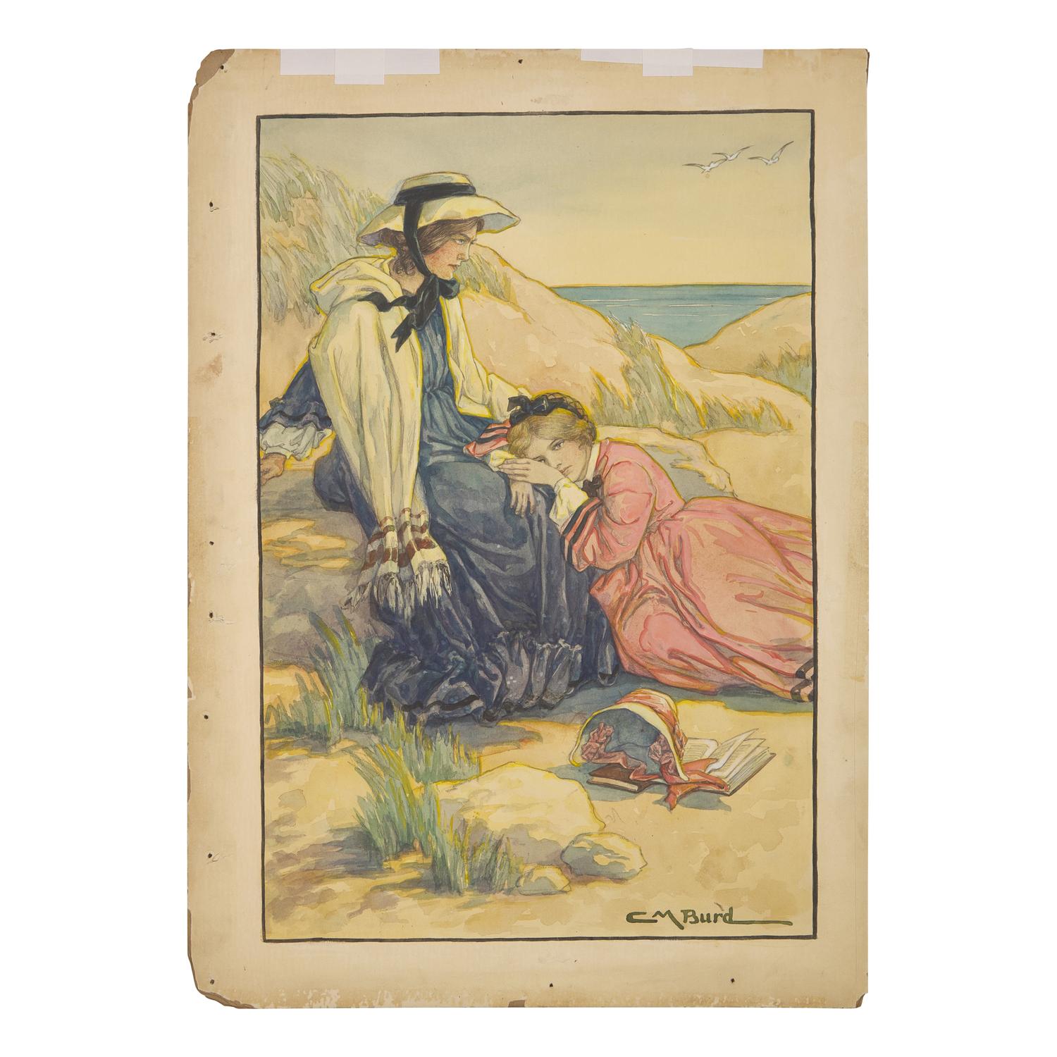 Little Women, Beth Lay on the Warm Rocks with her Head in Jo’s Lap, 1926