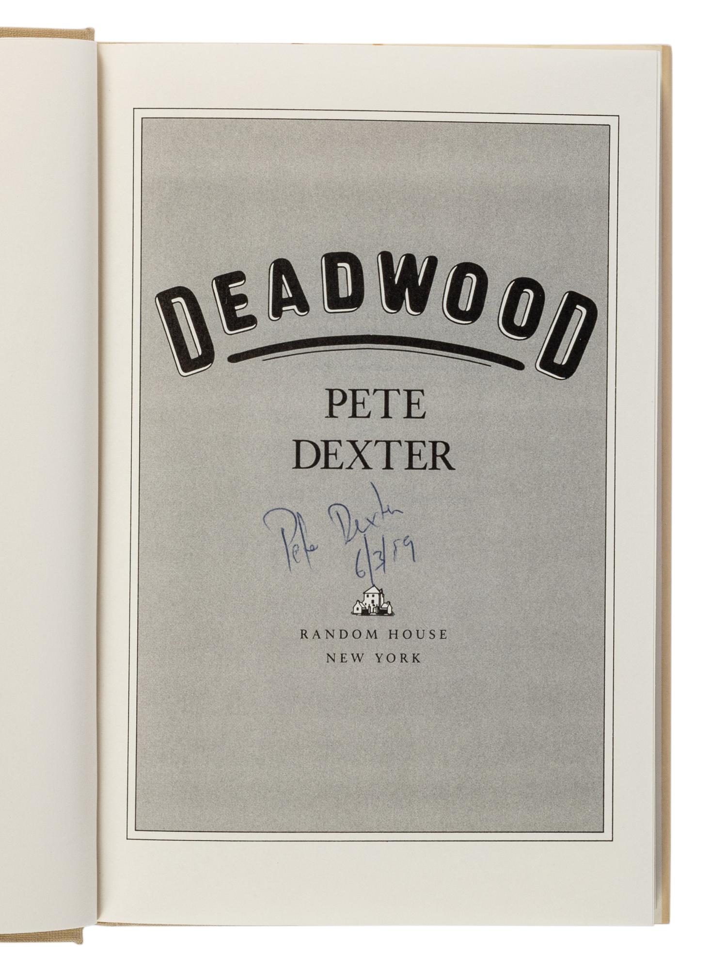 DEXTER, Pete (b. 1943). A group of 4 SIGNED FIRST EDITIONS, comprising: