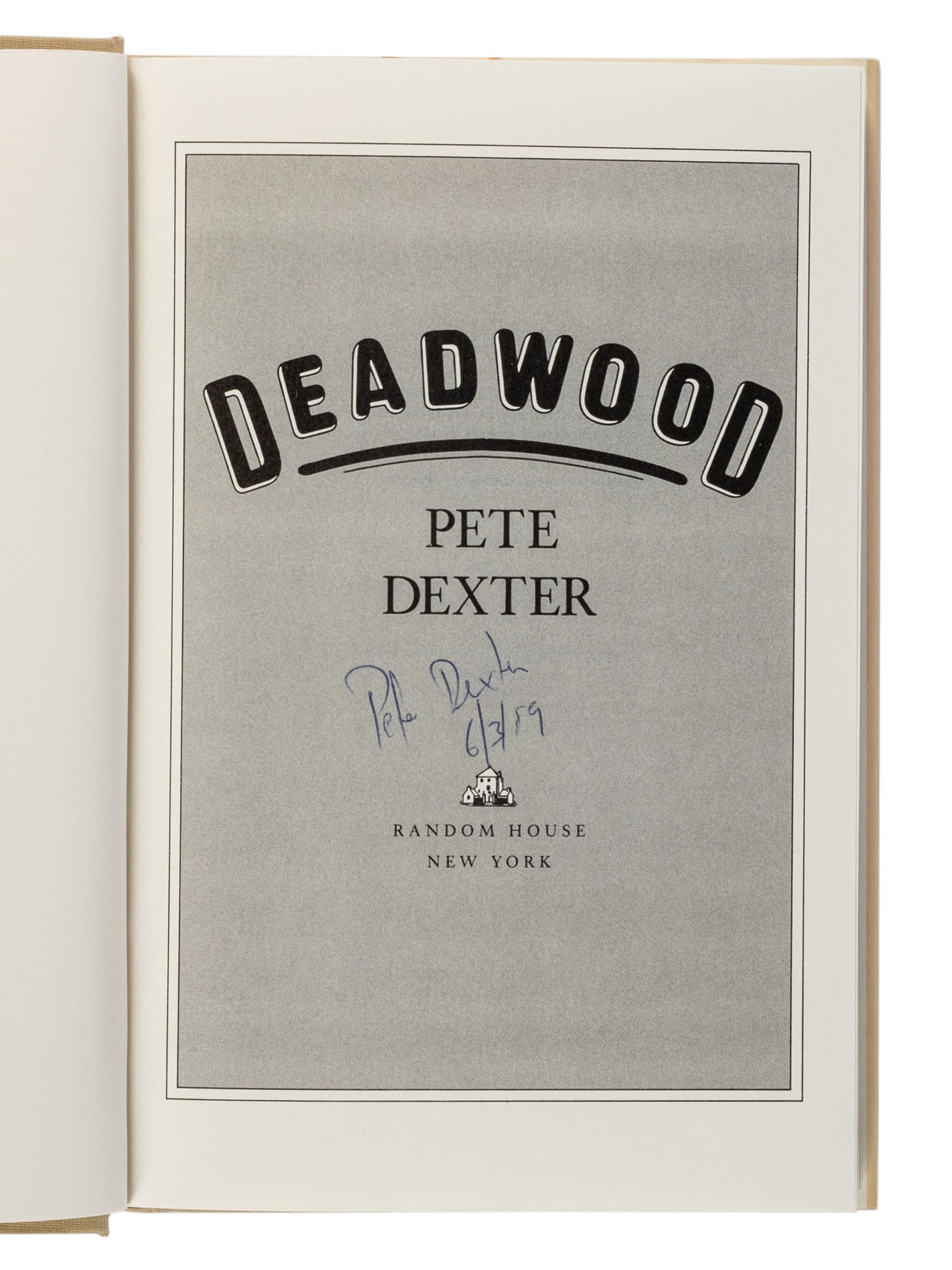 DEXTER, Pete (b. 1943). A group of 4 SIGNED FIRST EDITIONS, comprising:
