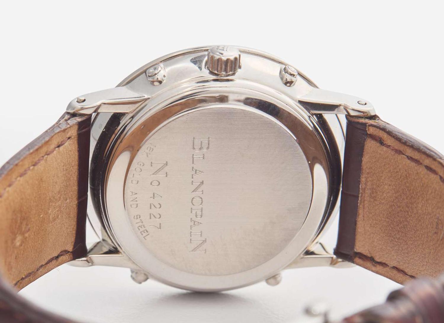 A Men's Blancpain Villeret Triple Calendar Moonphase Automatic