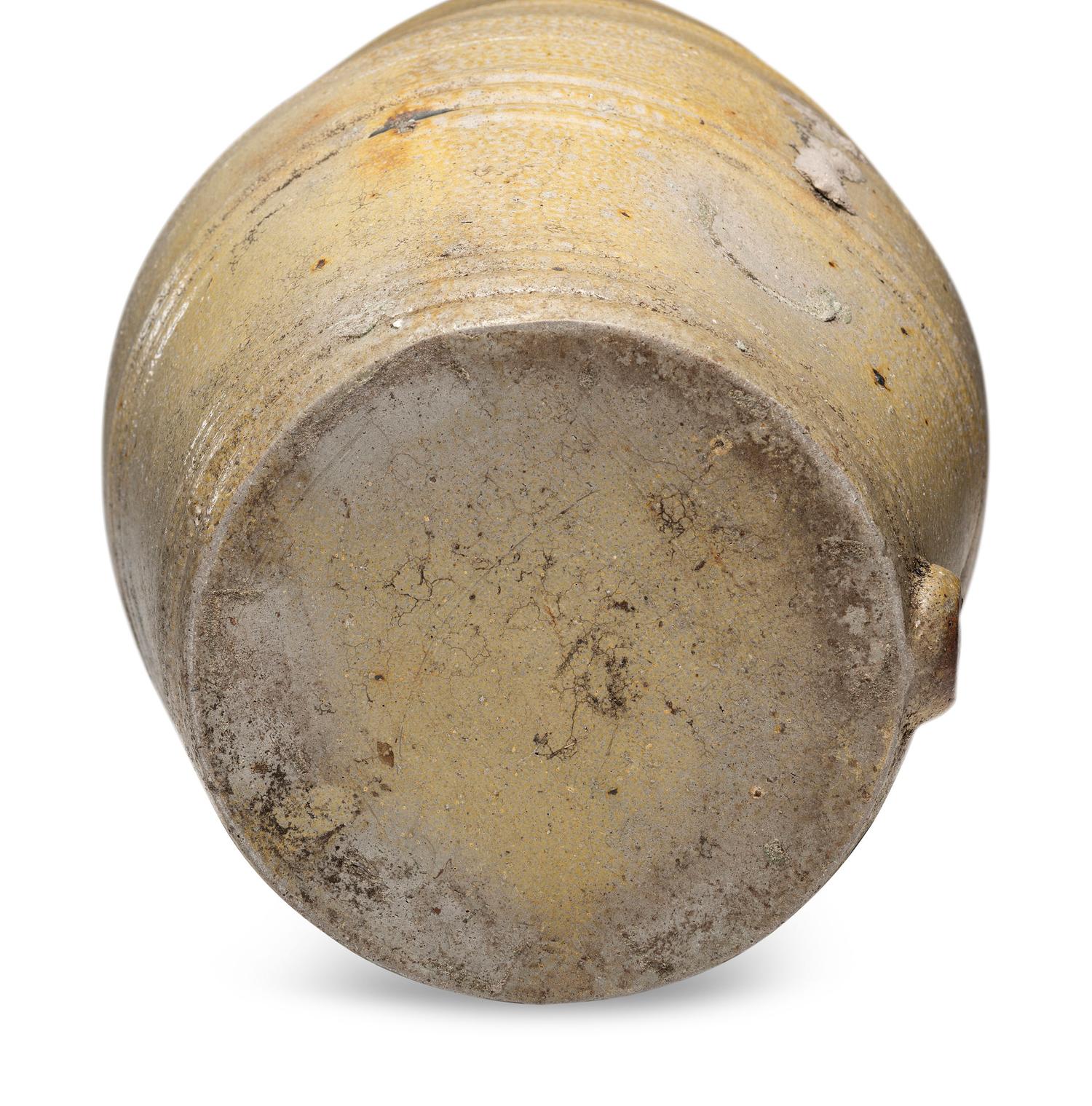 An Eight-Gallon Molded Stoneware Cask or Cooler