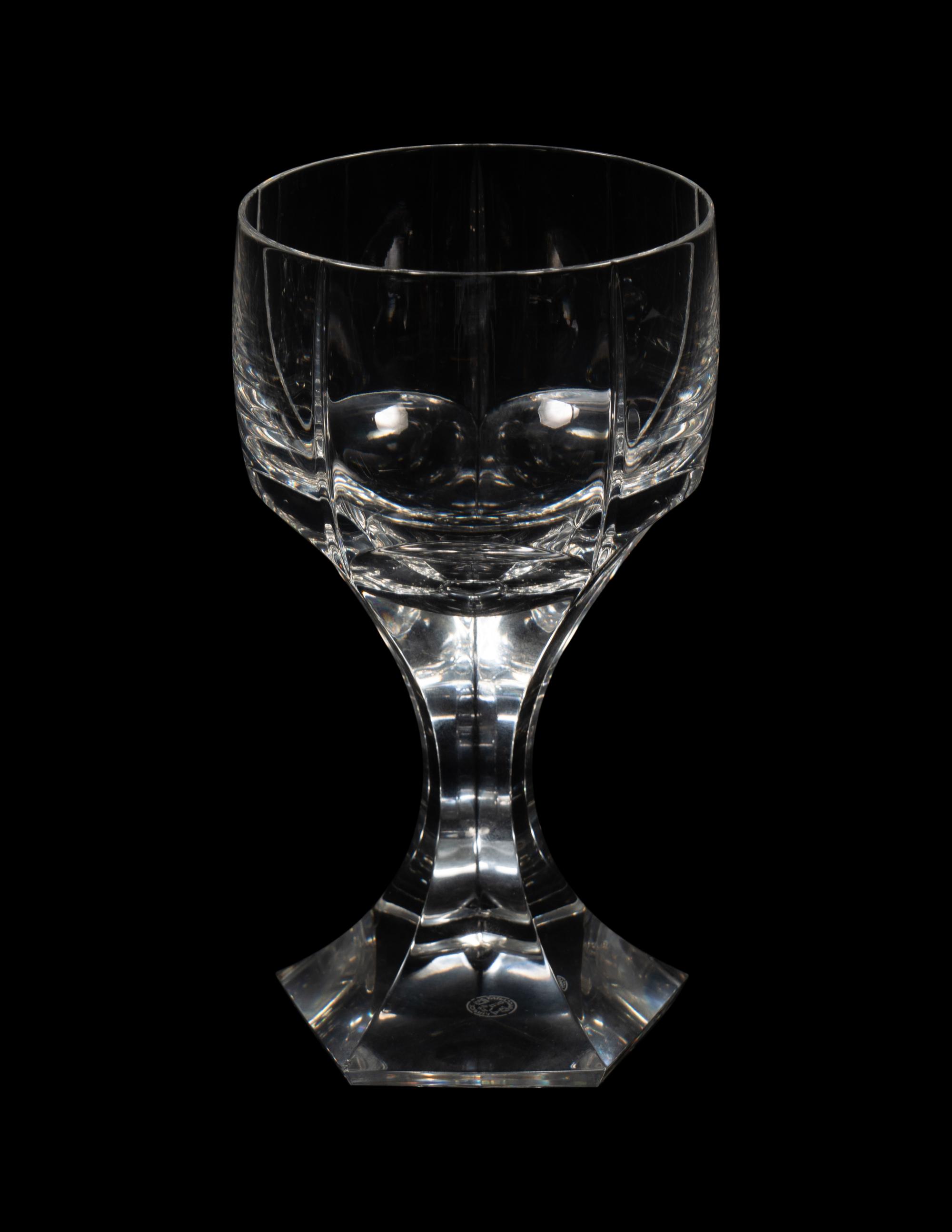 A Set of Baccarat Mercure Stemware