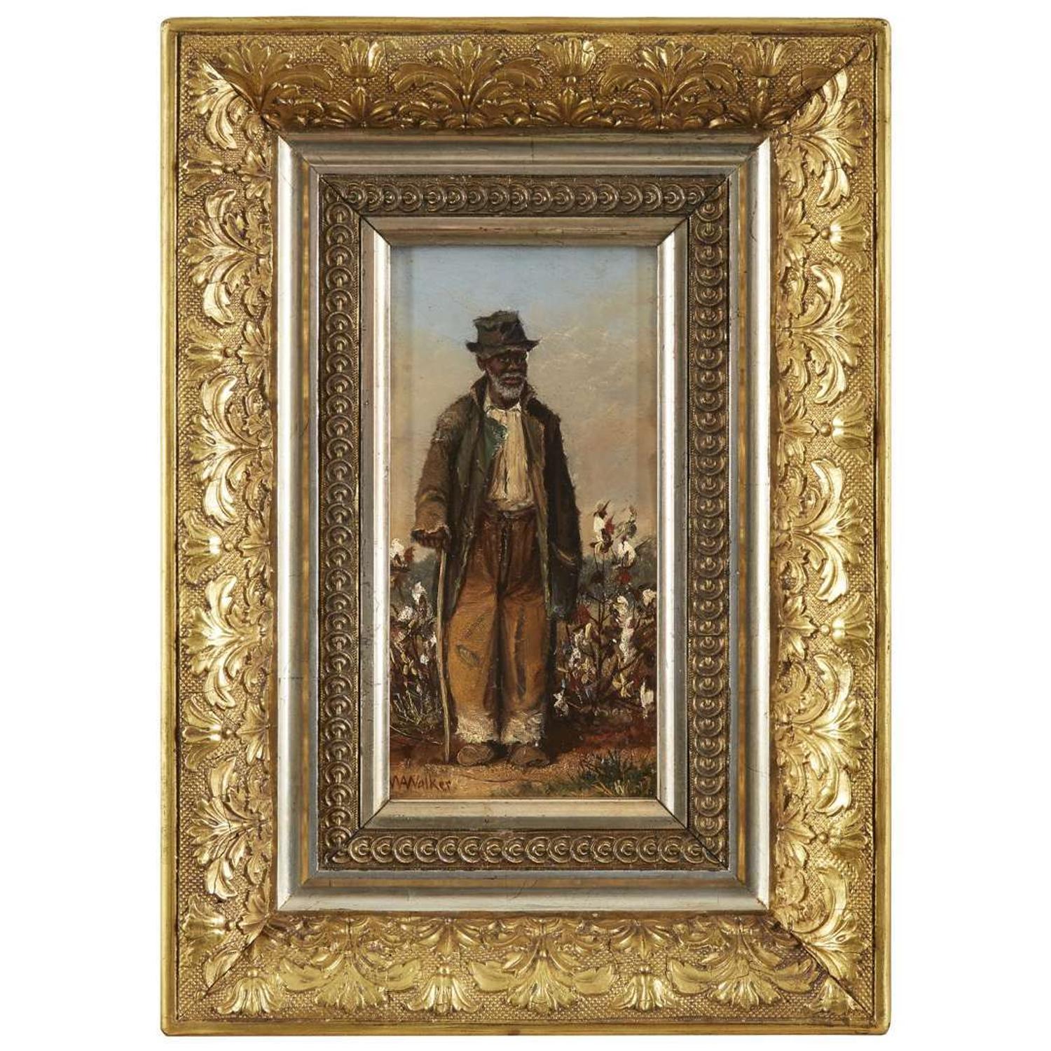 William Aiken Walker (1838-1921) Older man with walking stick
