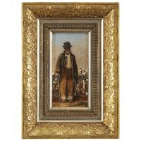 William Aiken Walker (1838-1921) Older man with walking stick