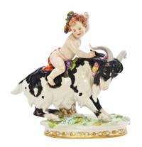 A Sitzendorf Porcelain Figural Group, Height 9 inches.