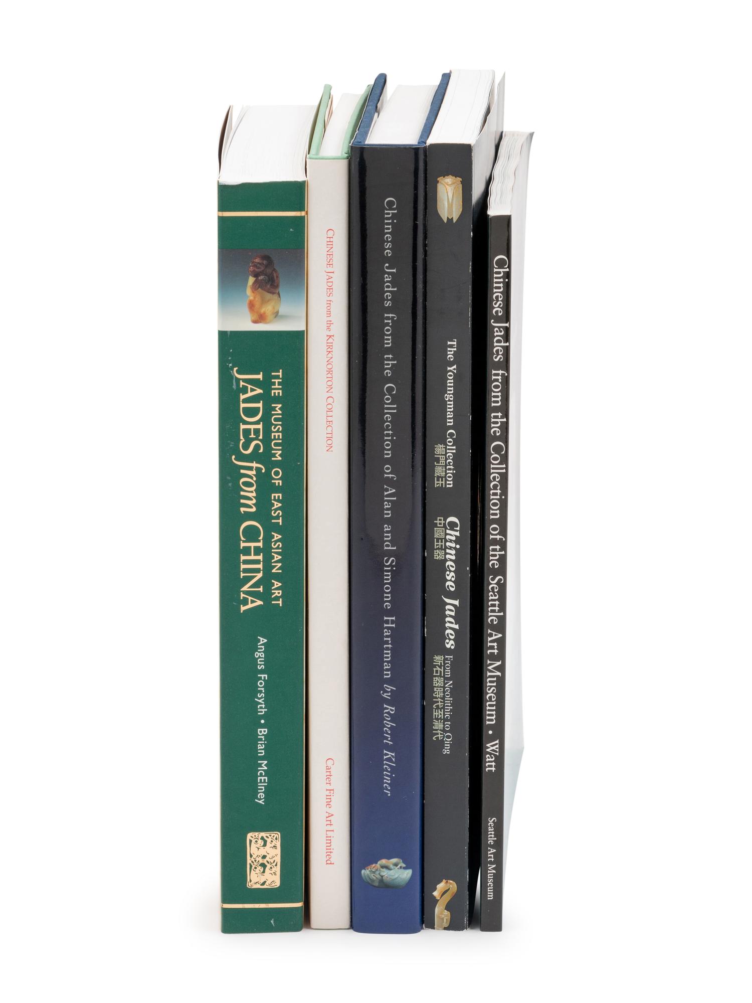 Five Reference Books Pertaining to Chinese Jades