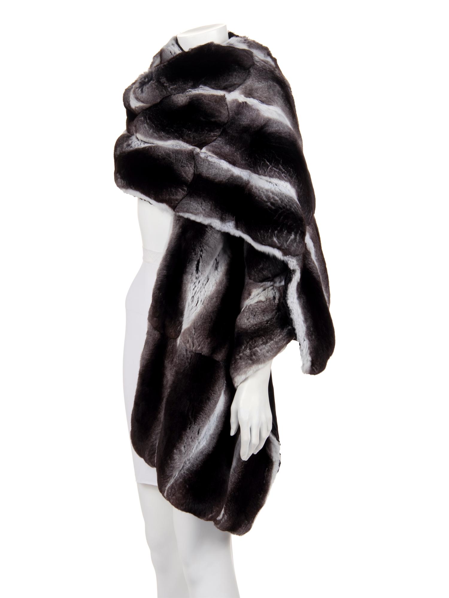 J. Mendel Natural Chinchilla Stole