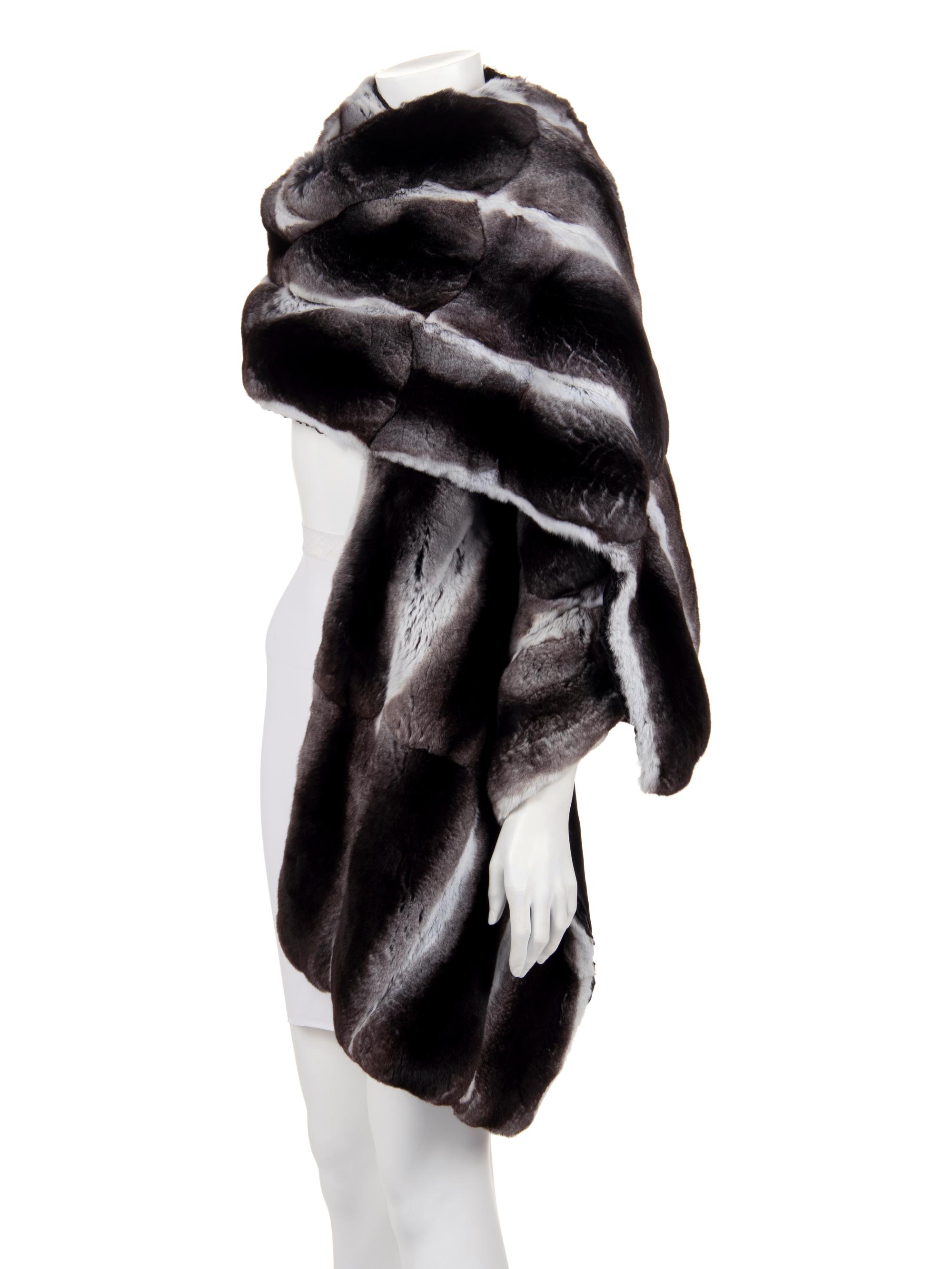 J. Mendel Natural Chinchilla Stole