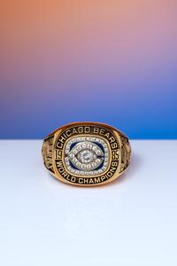 A Rare Jostens 1985 Chicago Bears Super Bowl XX Championship Salesman Sample Ring Crafted to William "The Refrigerator" Perry's Size