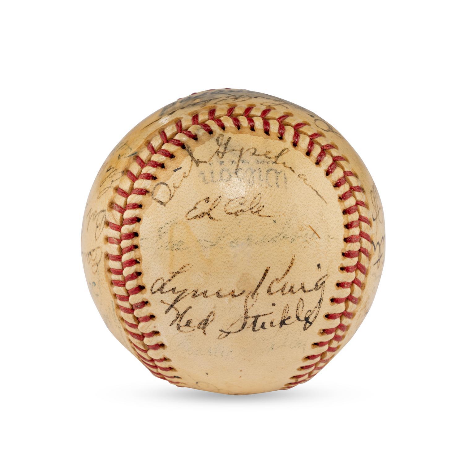 A 1941 Seattle Rainers Team Signed Autograph Baseball