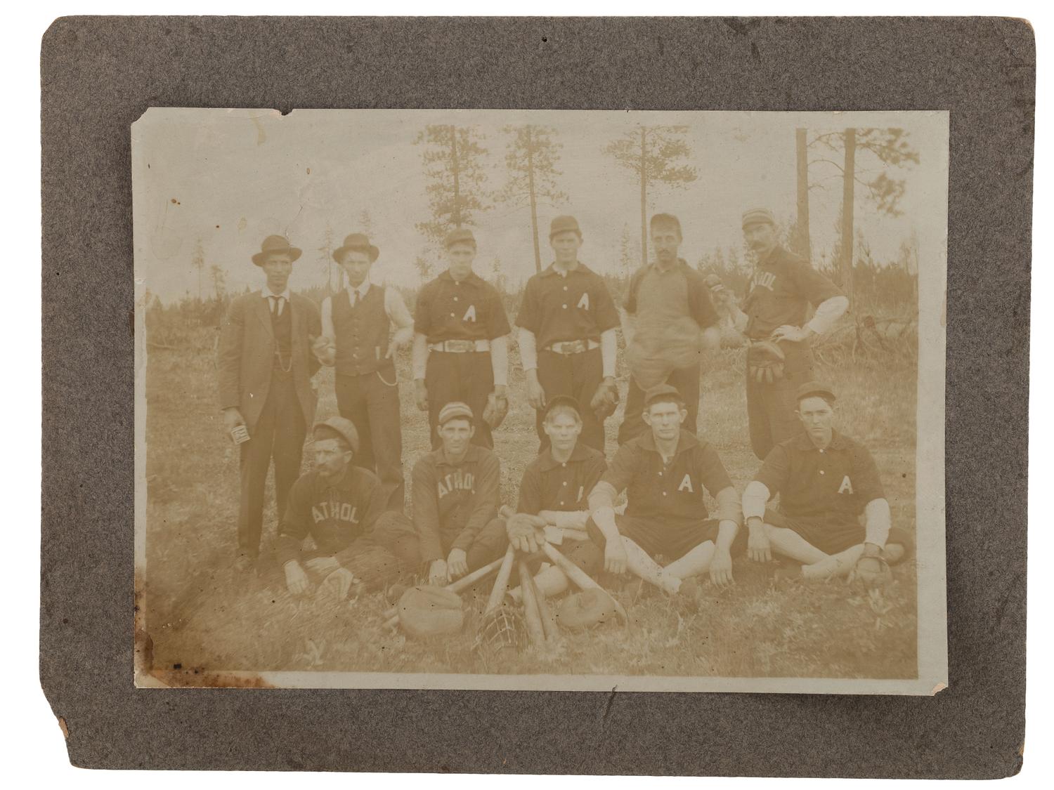 [BASEBALL]. A group of early baseball photographs, comprising:
