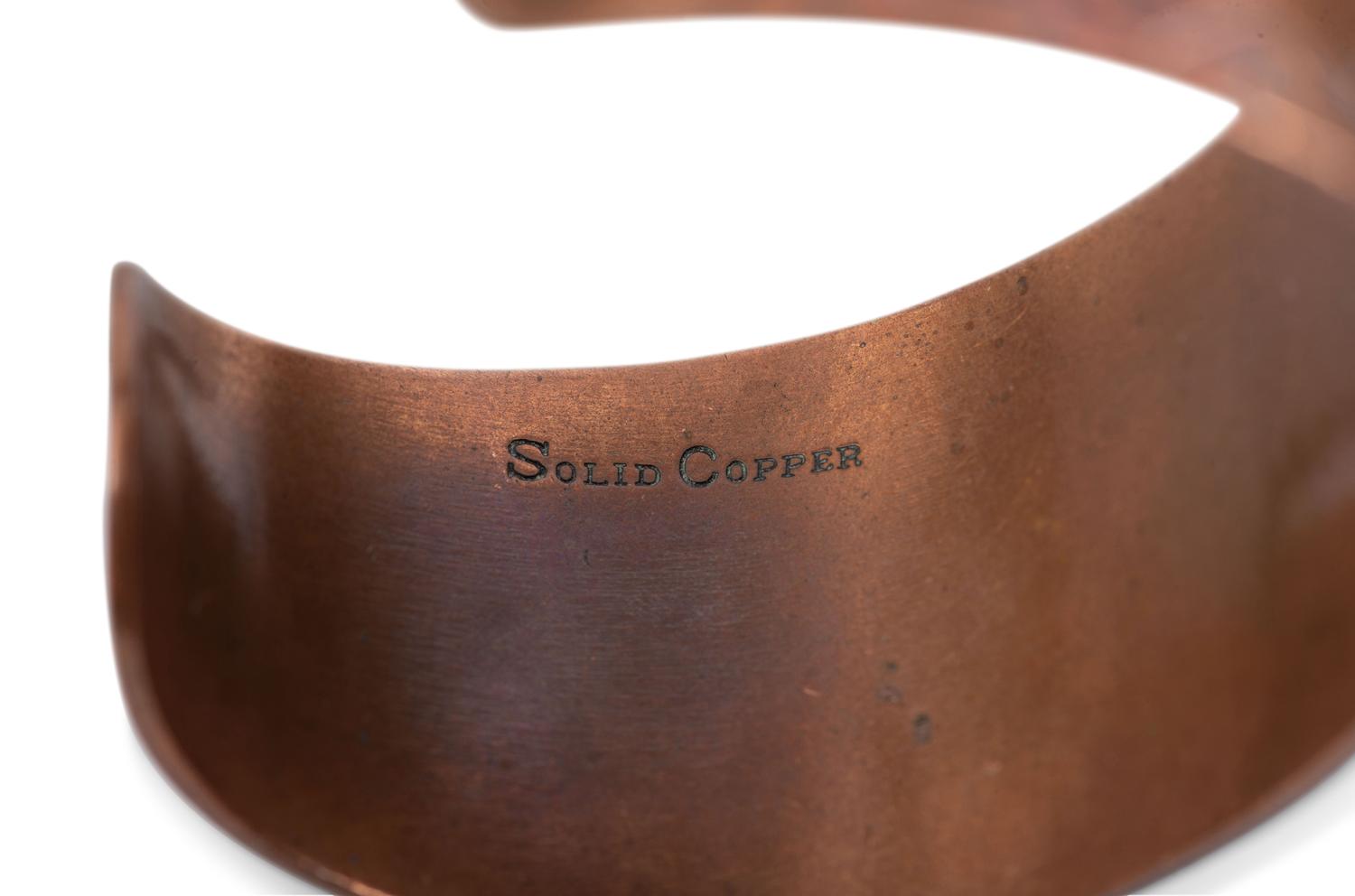 Fred Harvey Era Copper Trade Cuff Bracelets