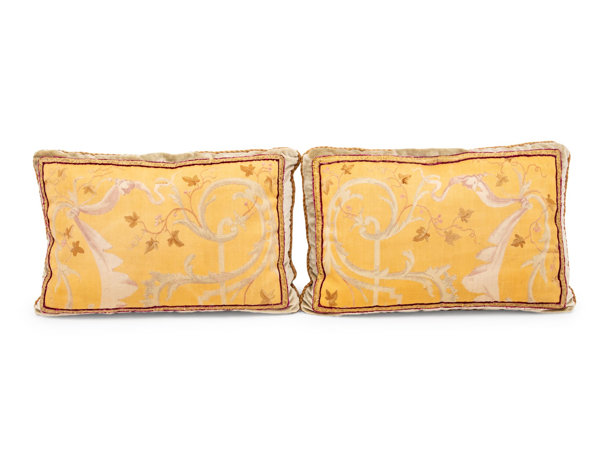 A Pair of Tapestry Pillows