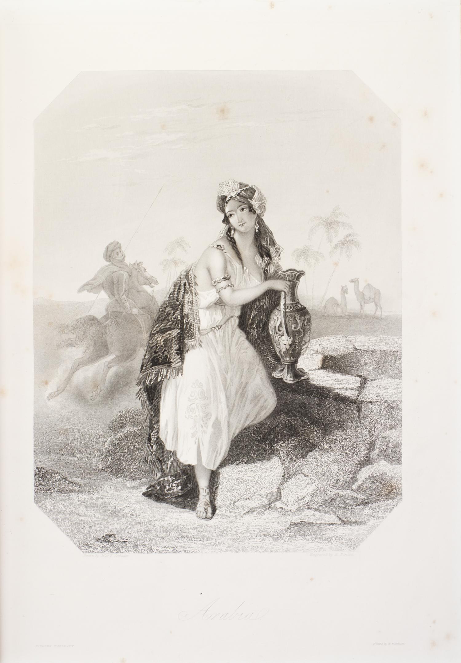 (ENGRAVINGS) FINDEN, W. AND E. Findens' Tableaux of National Character, Beauty and Costume. London, 1873. 2 vols.