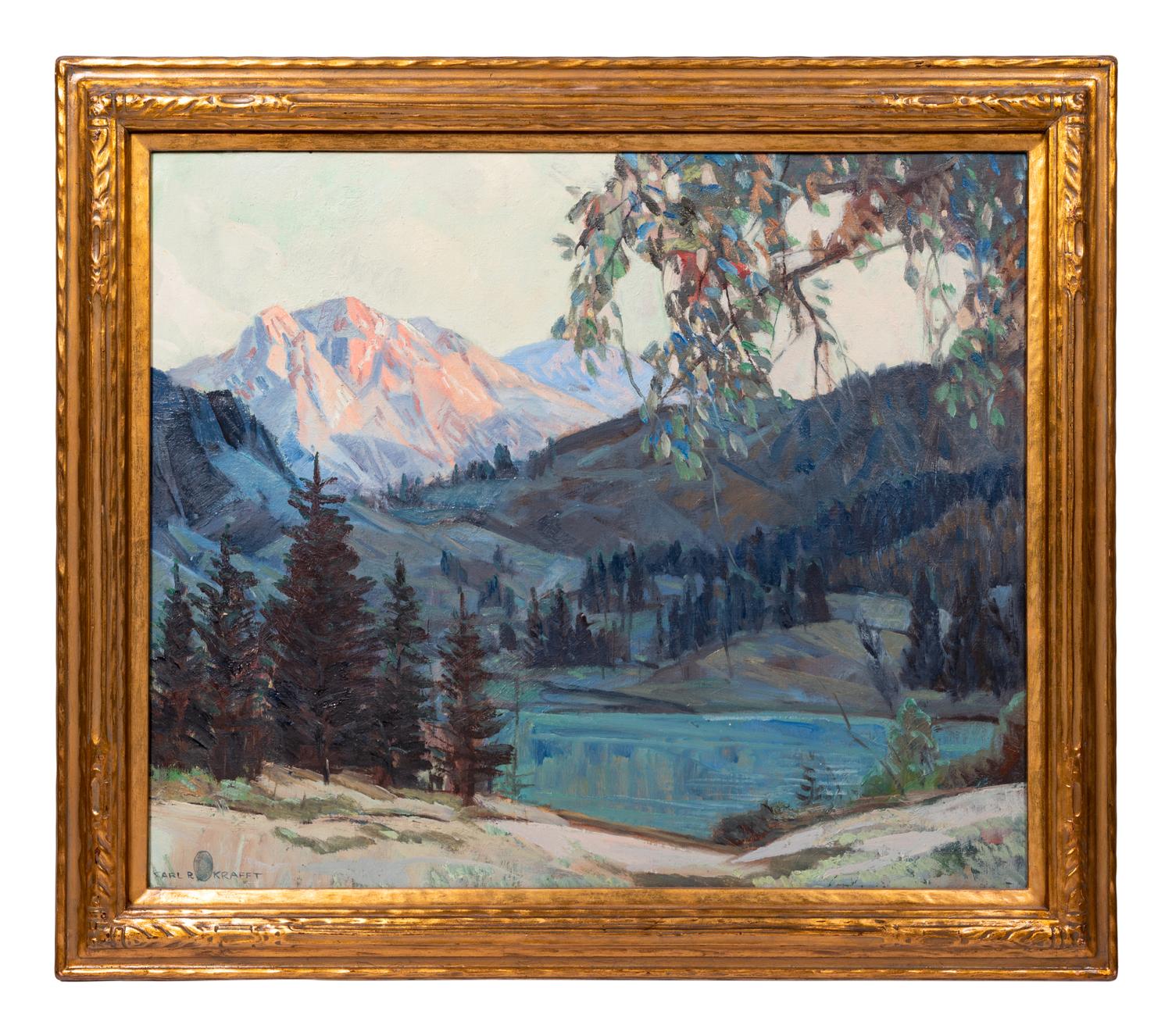 Landscape with Mountains and Trees
