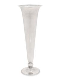 A Tiffany and Co. Silver Trumpet Vase