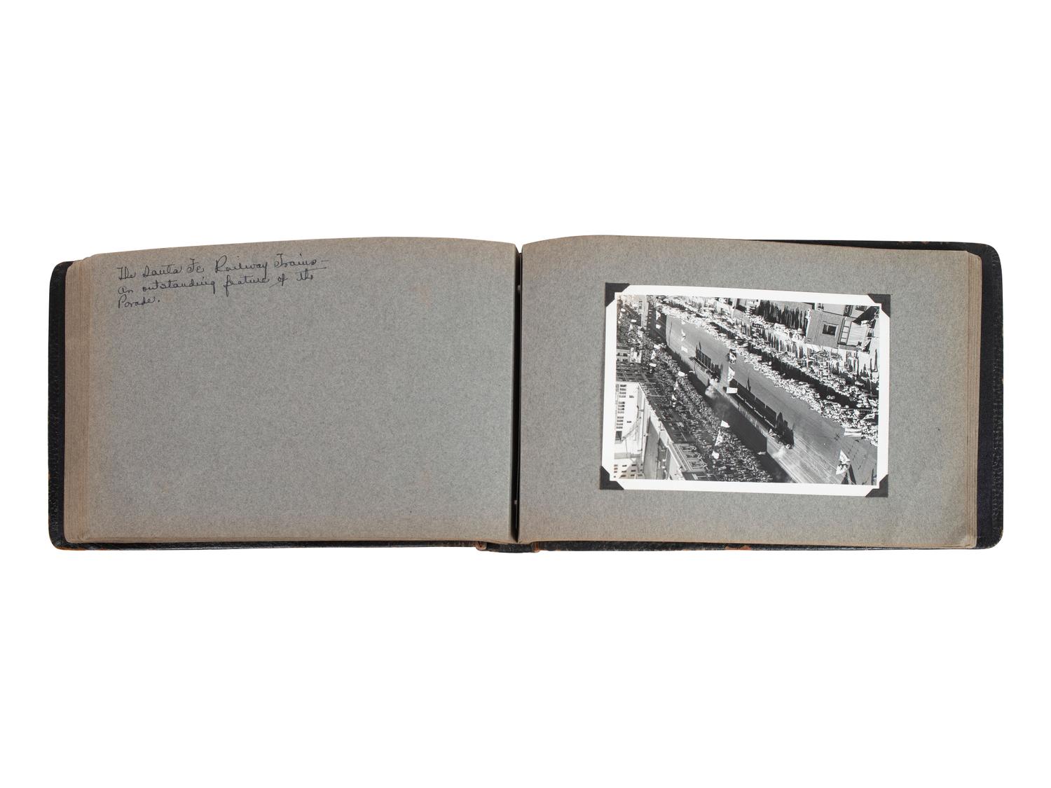 [POLITICS - 1936 ELECTION]. [LANDON, Alfred "Alf" (1887-1987)]. Photographic album from an Alf Landon Parade.