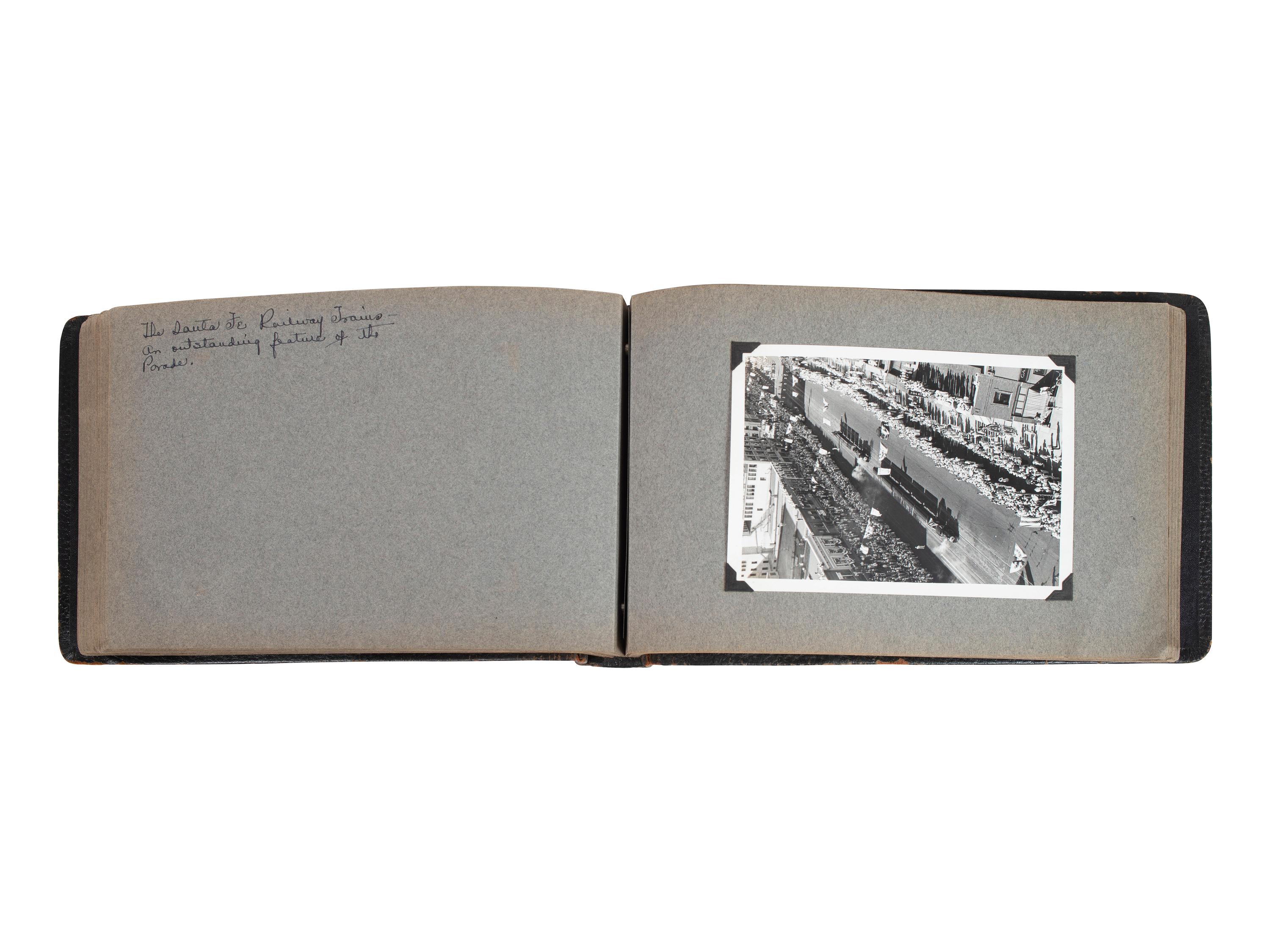 [POLITICS - 1936 ELECTION]. [LANDON, Alfred "Alf" (1887-1987)]. Photographic album from an Alf Landon Parade.
