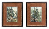 After Ernst Heyn, (German, 1841-1894), Lakeside Beauty and Majestic View (two works)