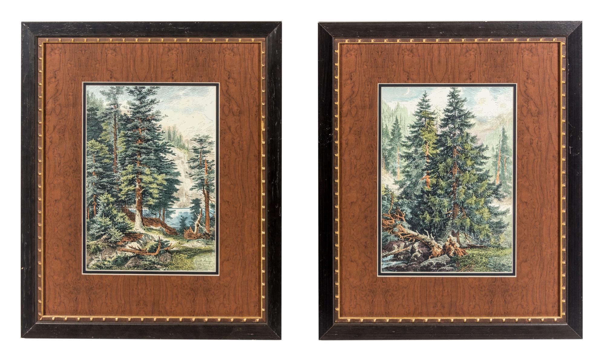 After Ernst Heyn, (German, 1841-1894), Lakeside Beauty and Majestic View (two works)