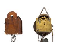 Two Open Escapement Wall Clocks