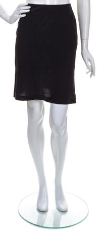 A Chanel Black Evening Suit, Size 38.