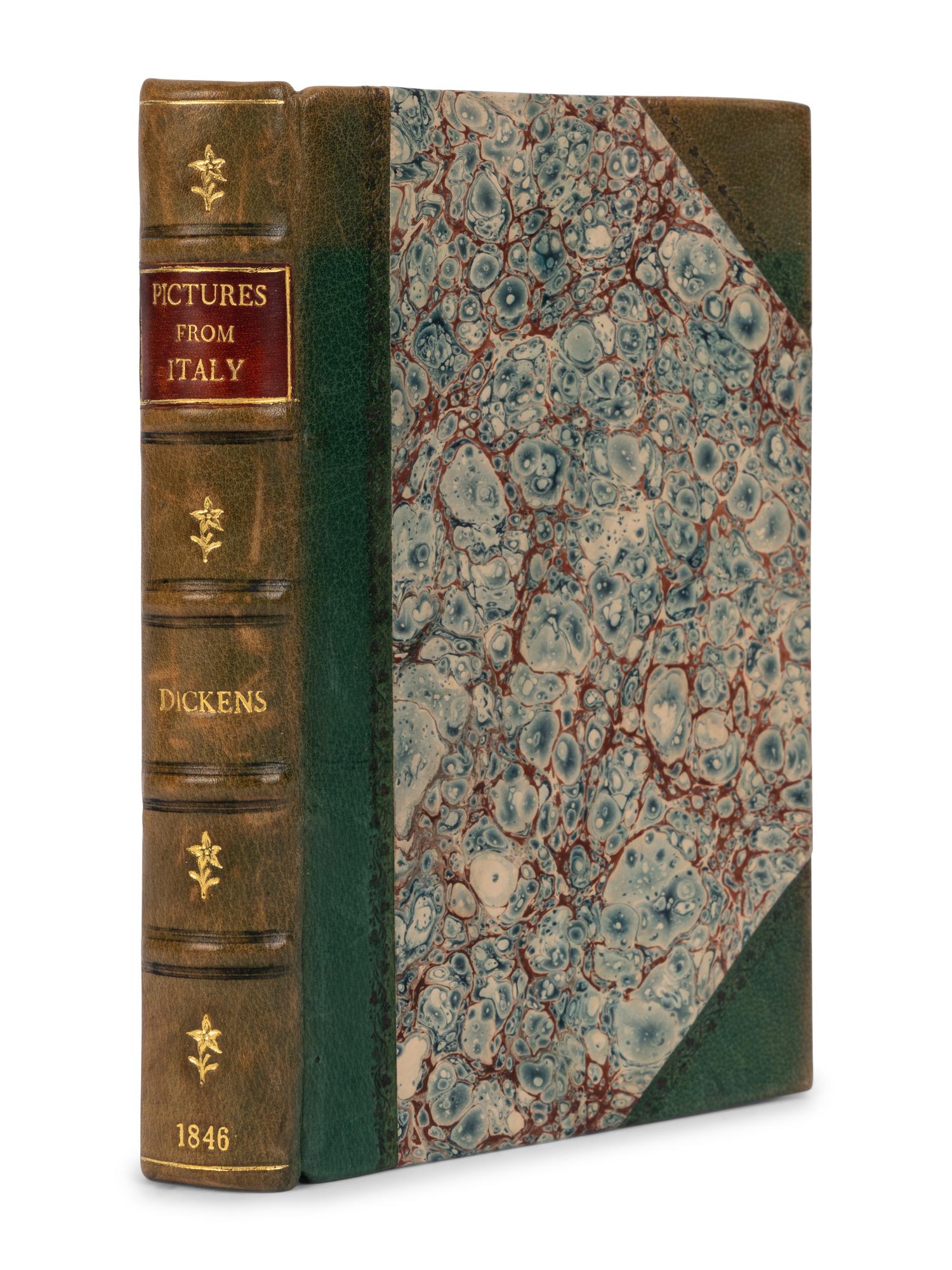 DICKENS, Charles (1812-1870). Pictures From Italy . London: Bradbury & Evans for the Author, 1846.