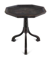 An English Chinoiserie Decorated Tea Table