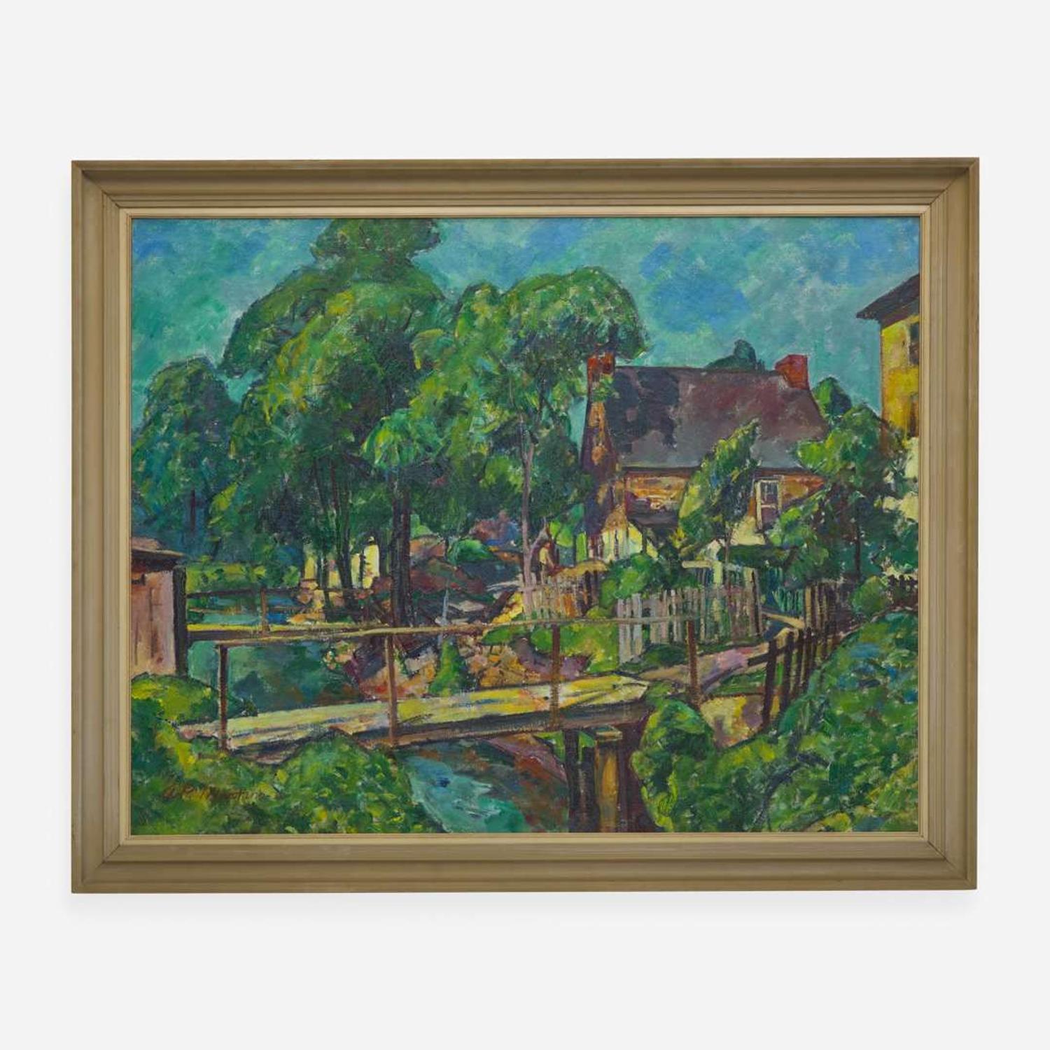 Antonio Pietro Martino (American, 1902–1989) The Footbridge