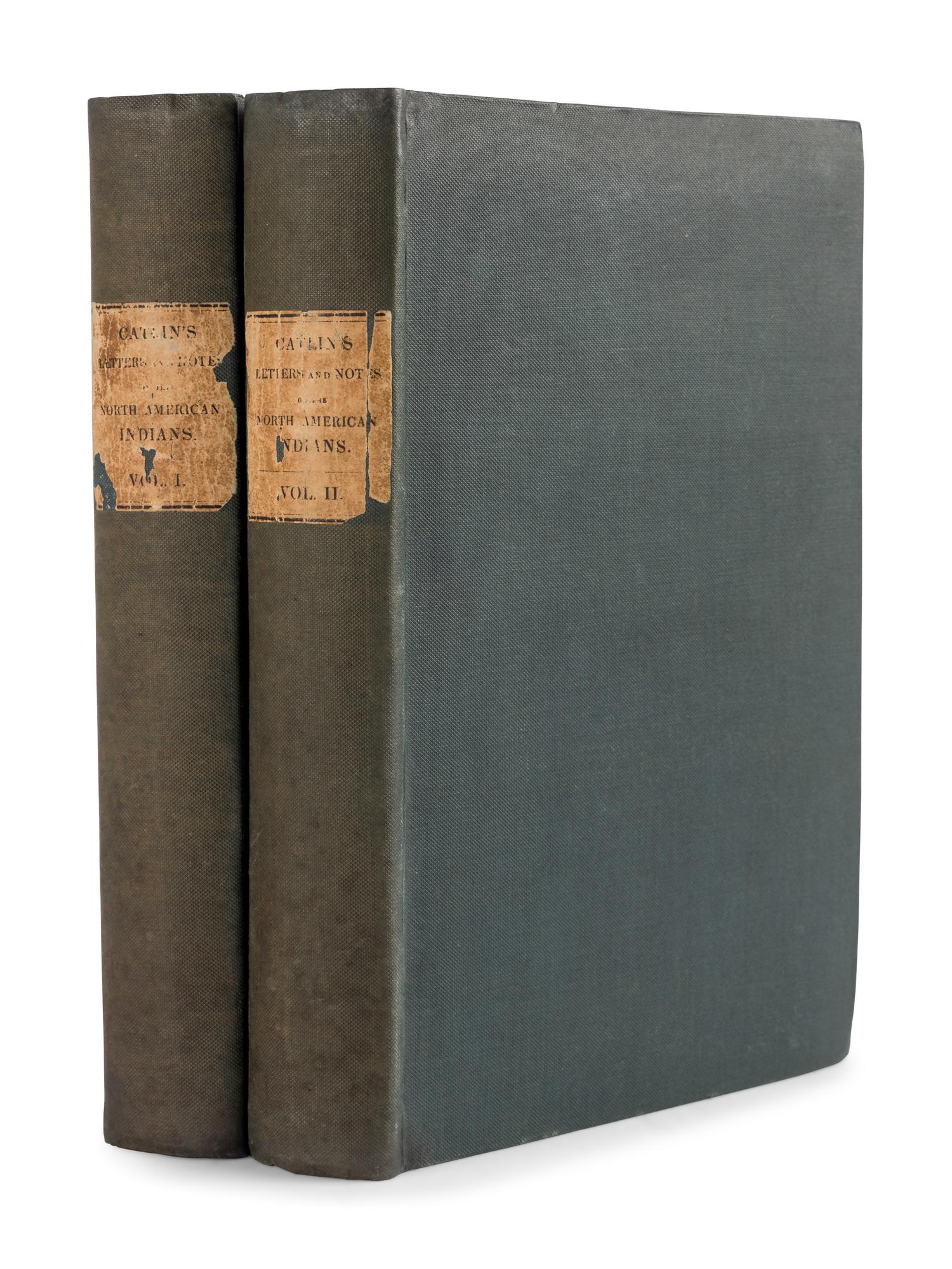 CATLIN, George (1796-1872). Letters and Notes on the Manners, Customs, and Condition of the North American Indians . London: Published by the Author, 1841.