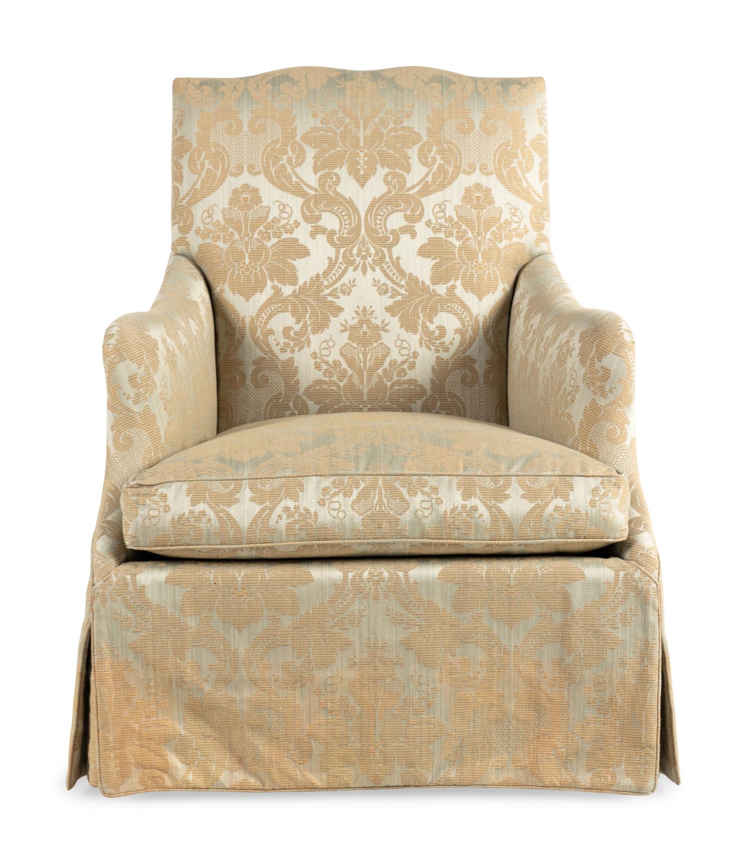 A Dessin Fournir Upholstered Armchair