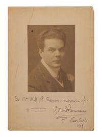 [20TH-CENTURY OPERA SINGERS]. A group of signed 6 photographs or photographic postcards of opera singers from the 1900s, comprising images of: