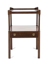 A Georgian Style Mahogany Side Table