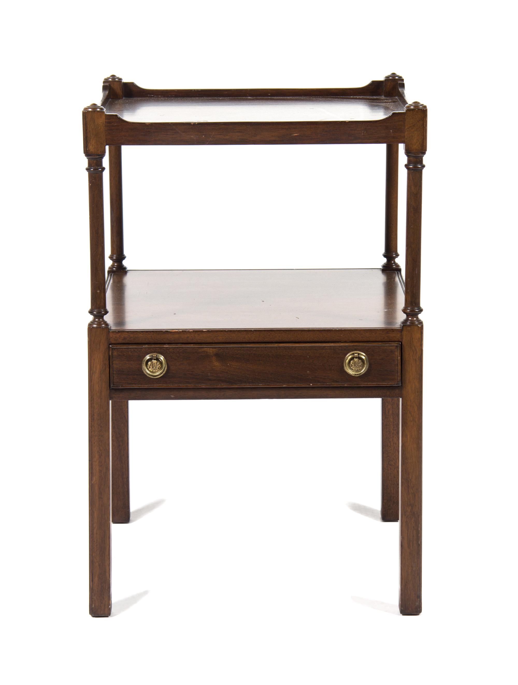 A Georgian Style Mahogany Side Table