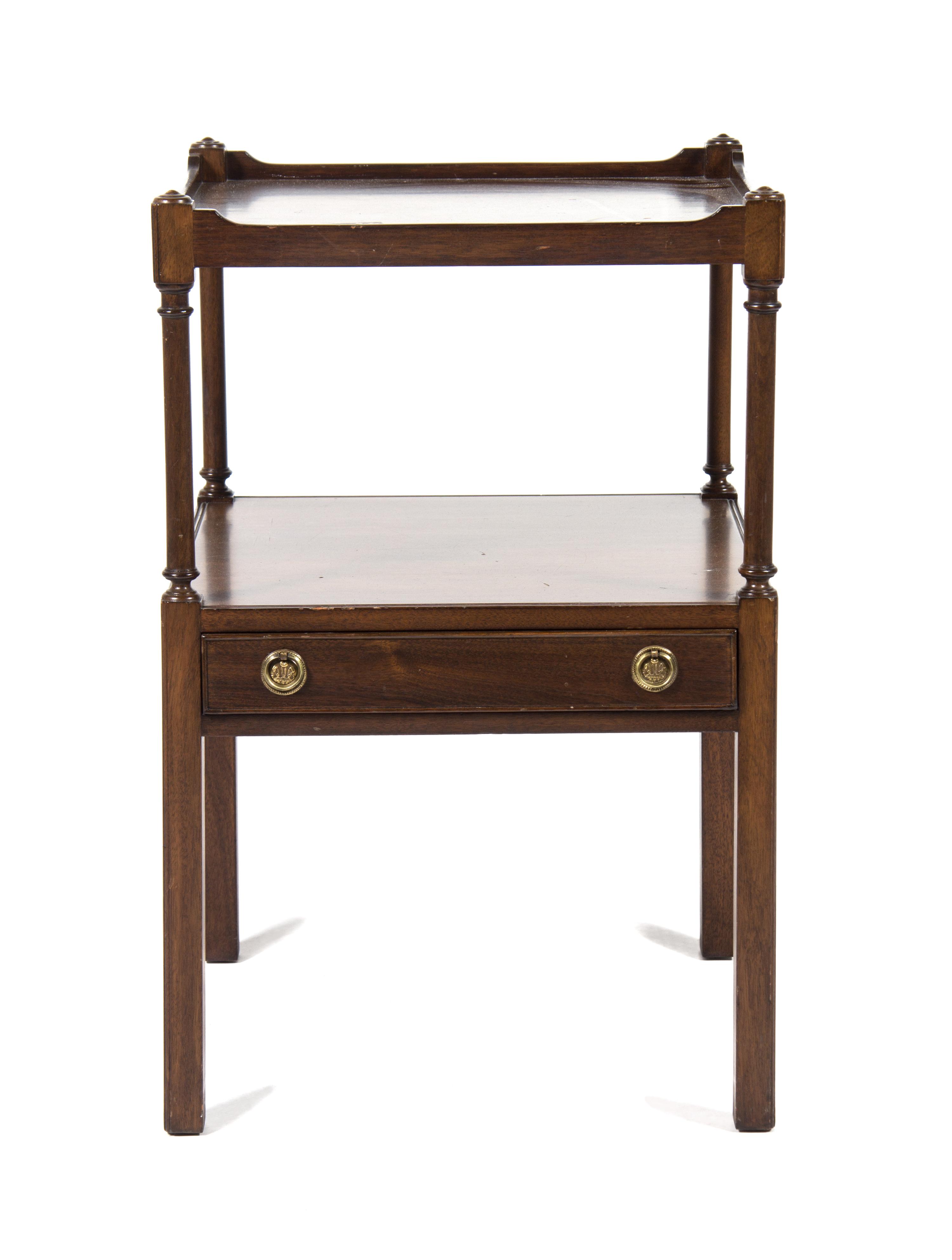 A Georgian Style Mahogany Side Table