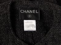 Chanel, Grey Bouclé Tweed Cardigan Jacket