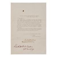 [Indian Wars] [Custer, George A.] Custer's Own Copy of Territorial General Orders, Two Years Before the Battle of Little Bighorn