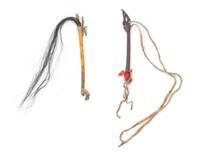 Two Plains Coup Sticks Approximate length of both 13 inches.