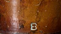 Two Brown Glazed Stoneware Vessels