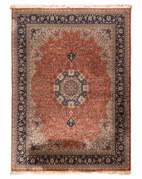 A Tabriz Wool and Silk Rug