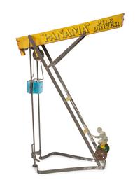 A 'Panama Pile Driver' Tin Toy