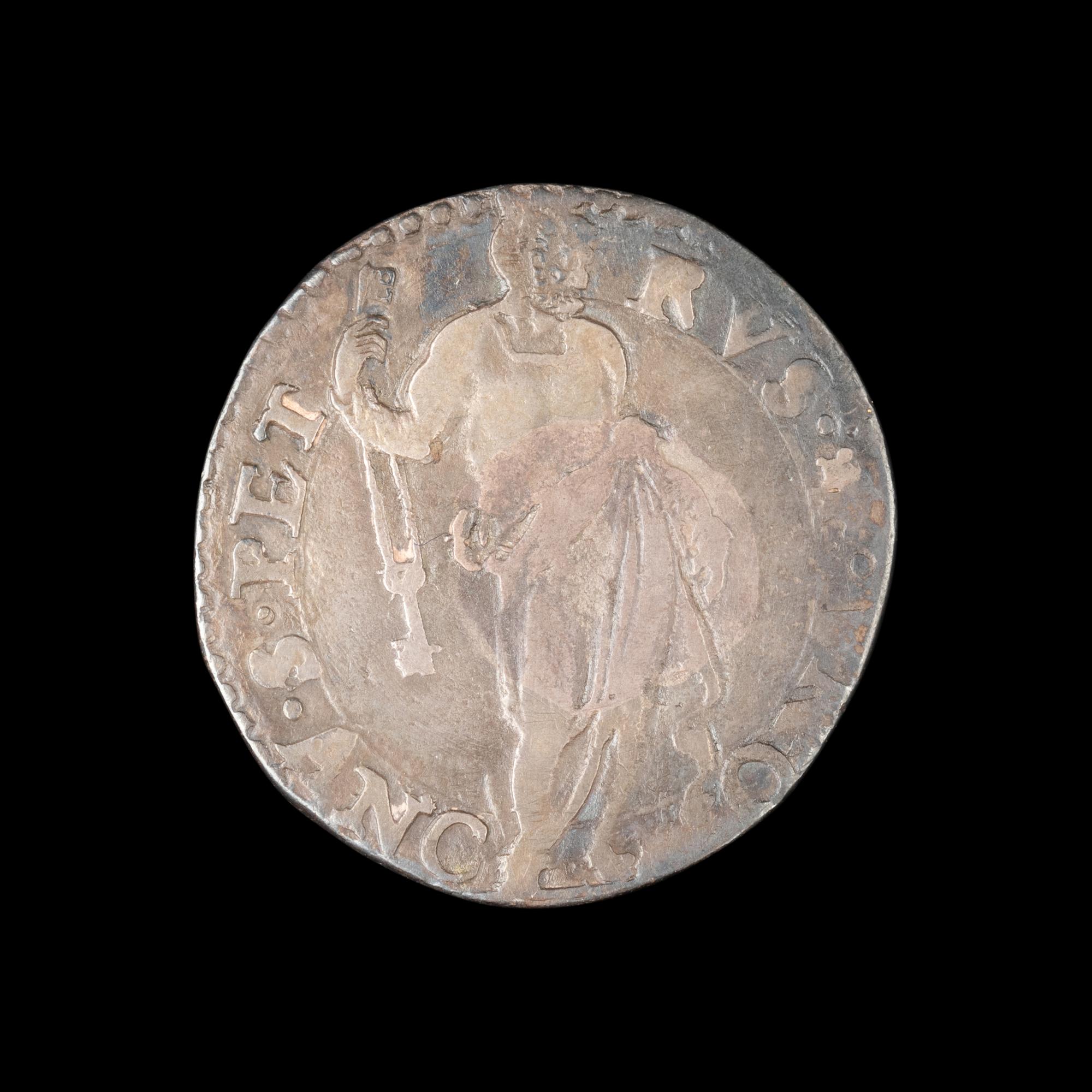 [PAPAL STATES] Gregory XIII Testone ND (c. 1580)