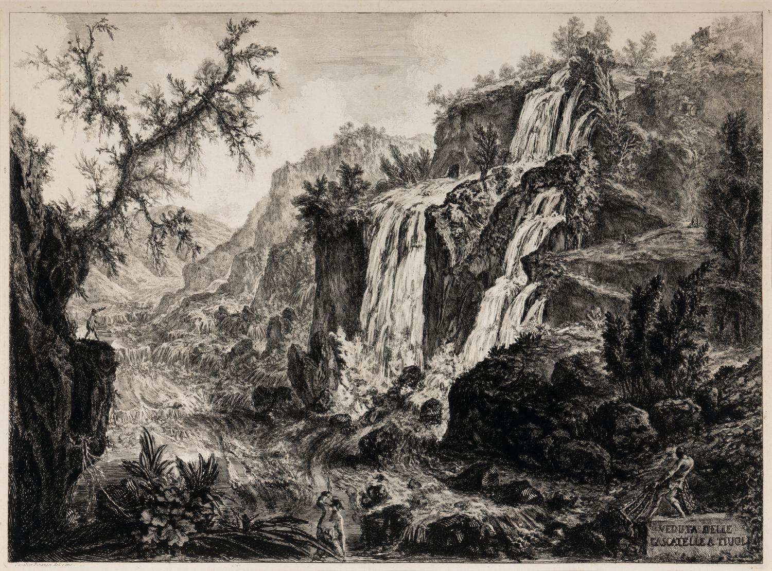 Giovanni Battista Piranesi (Italian, 1720–1778) Five Plates from Vedute di Roma
