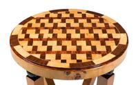A Pair of Art Deco Style Parquetry Tables
