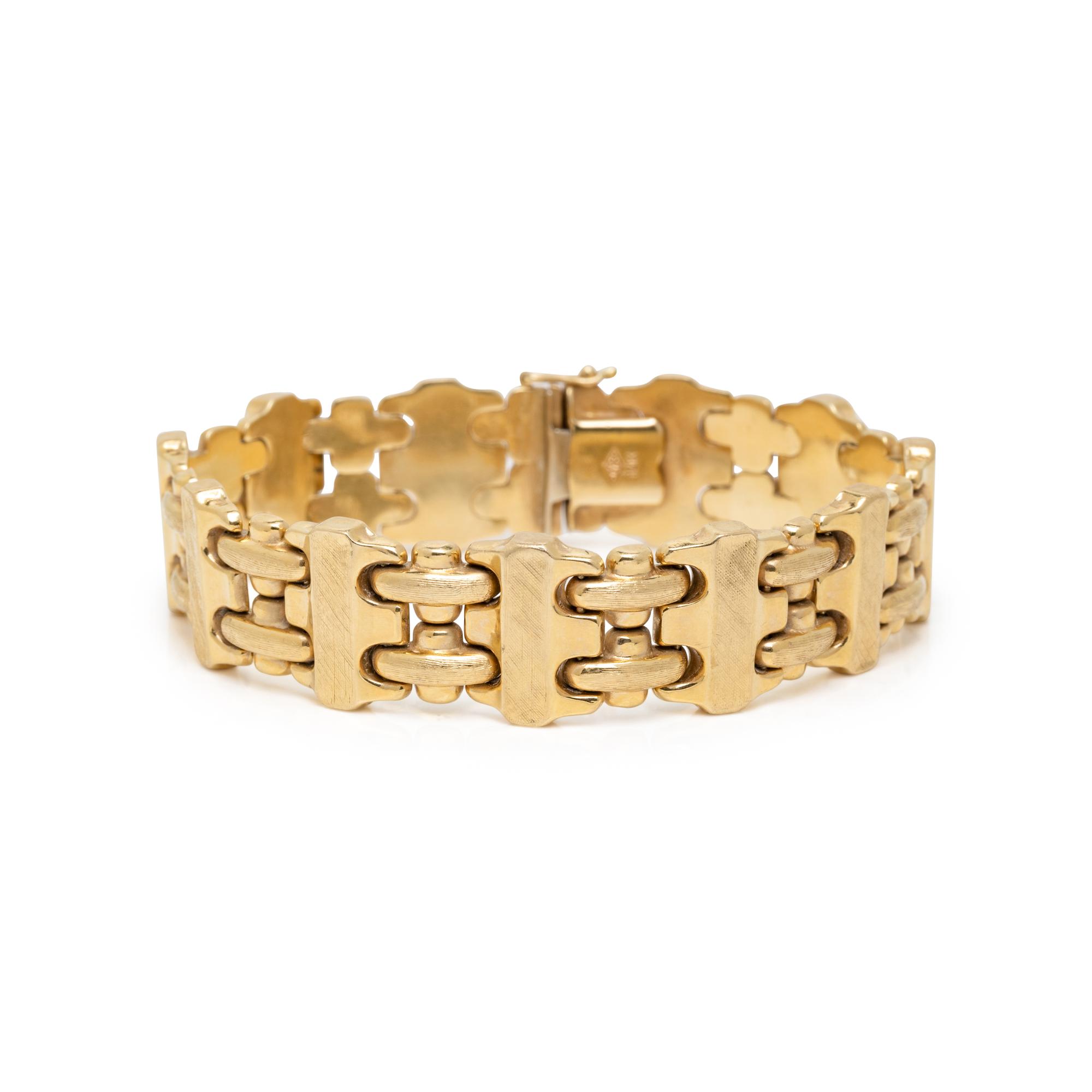 YELLOW GOLD BRACELET