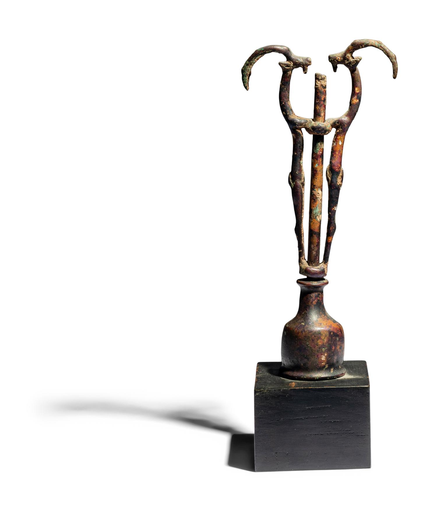 A Luristan Bronze Finial