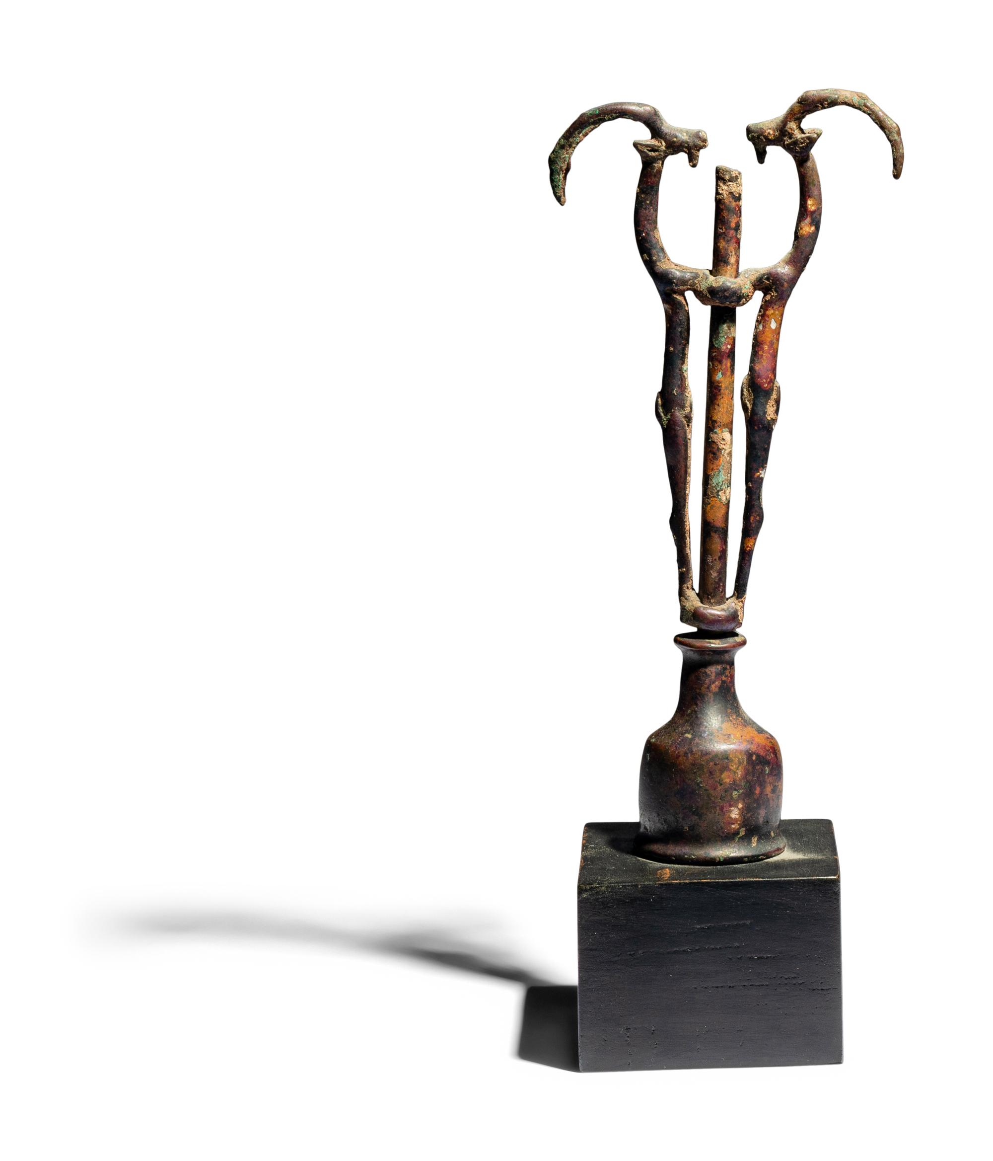 A Luristan Bronze Finial