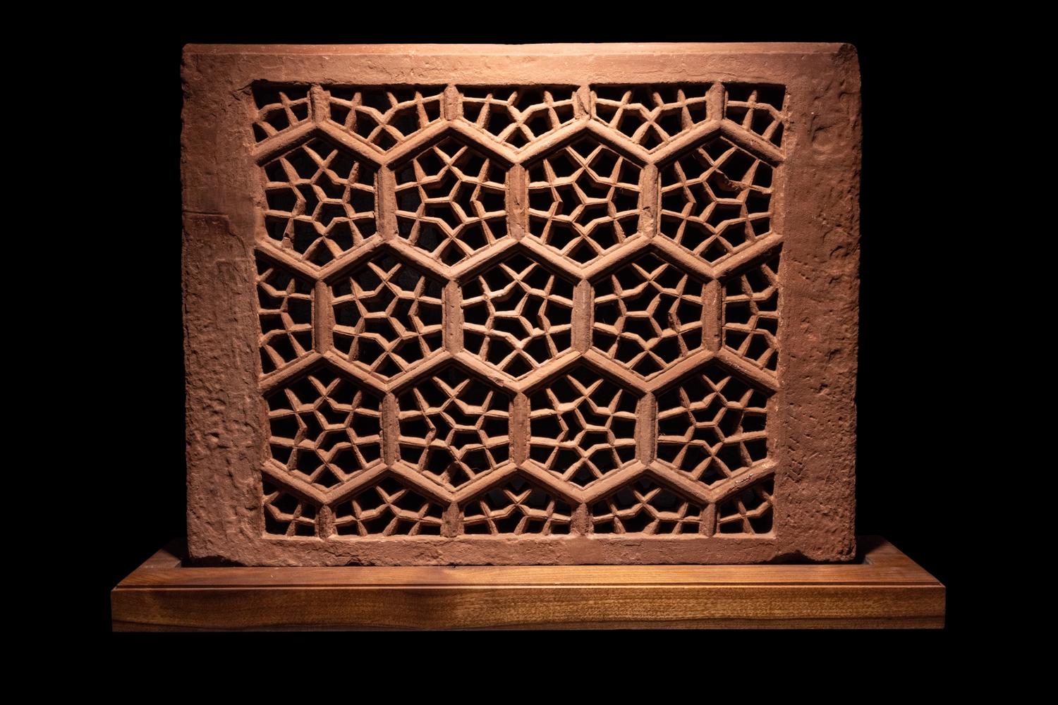 An Indian Sandstone Jali Screen
