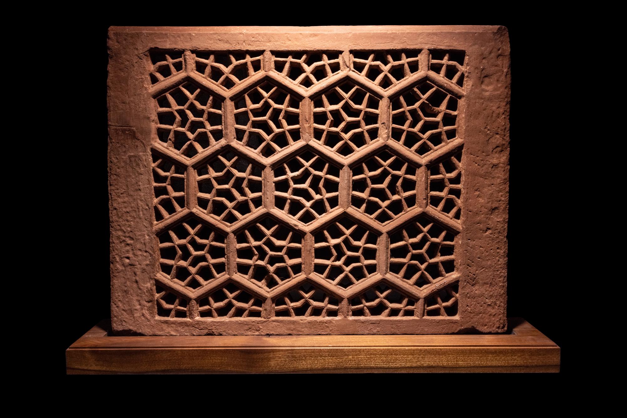 An Indian Sandstone Jali Screen