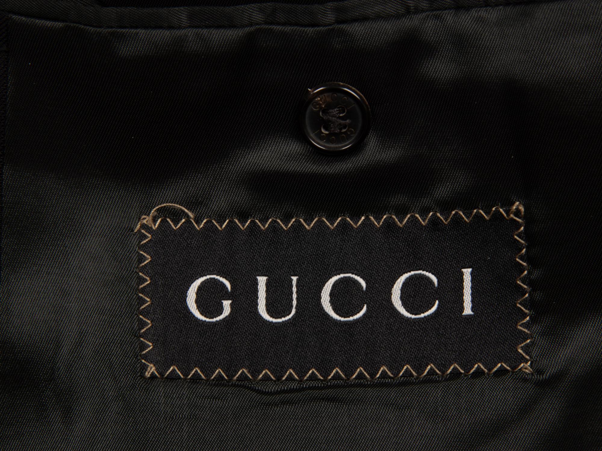 Tom Ford for Gucci, Black Western-Style Suit
